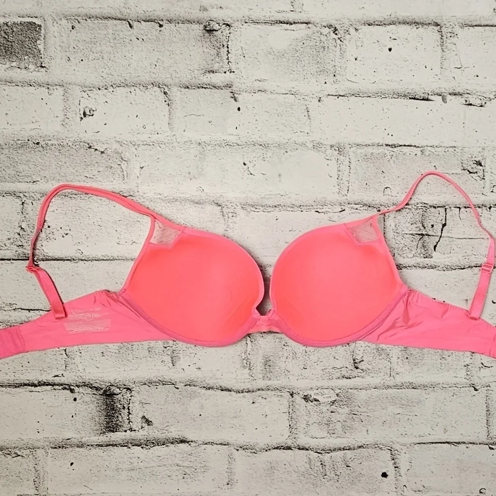 Victoria's Secret Push up Pink Women's Bra - 34D - Picture 7 of 12